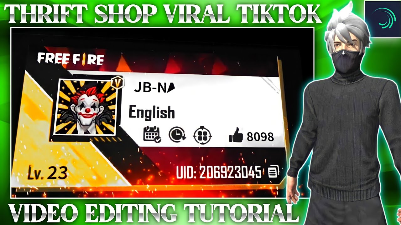 TUTORIAL PRESET ALIGHT MOTION FF | THRIFT SHOP VIRAL TIKTOK | SADSCARM YT