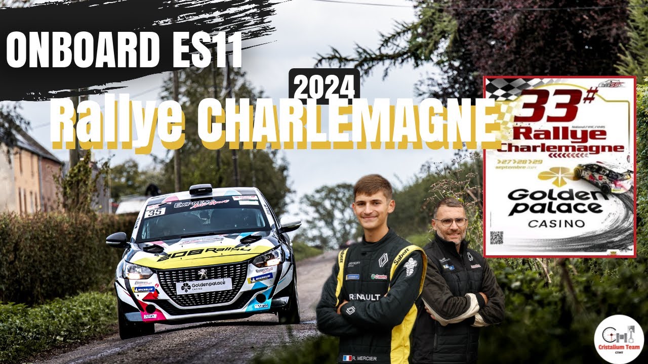RALLYE CHARLEMAGNE 2024 - ES11 - MERCIER/MERCIER - 208 RALLY4