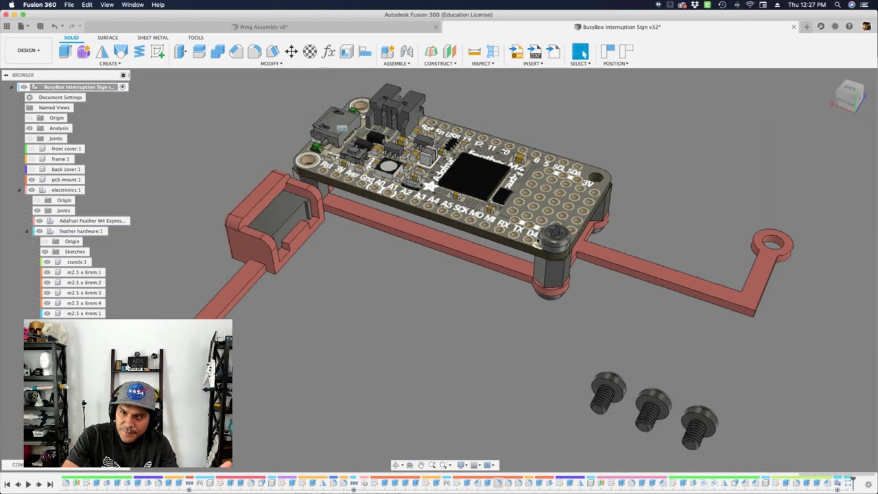 Fusion 360 Tutorial – Align and Capture Screws