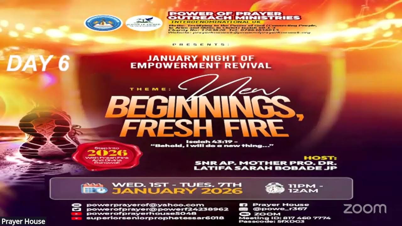 NIGHT OF EMPOWERMENT SERVICE JANUARY 2026