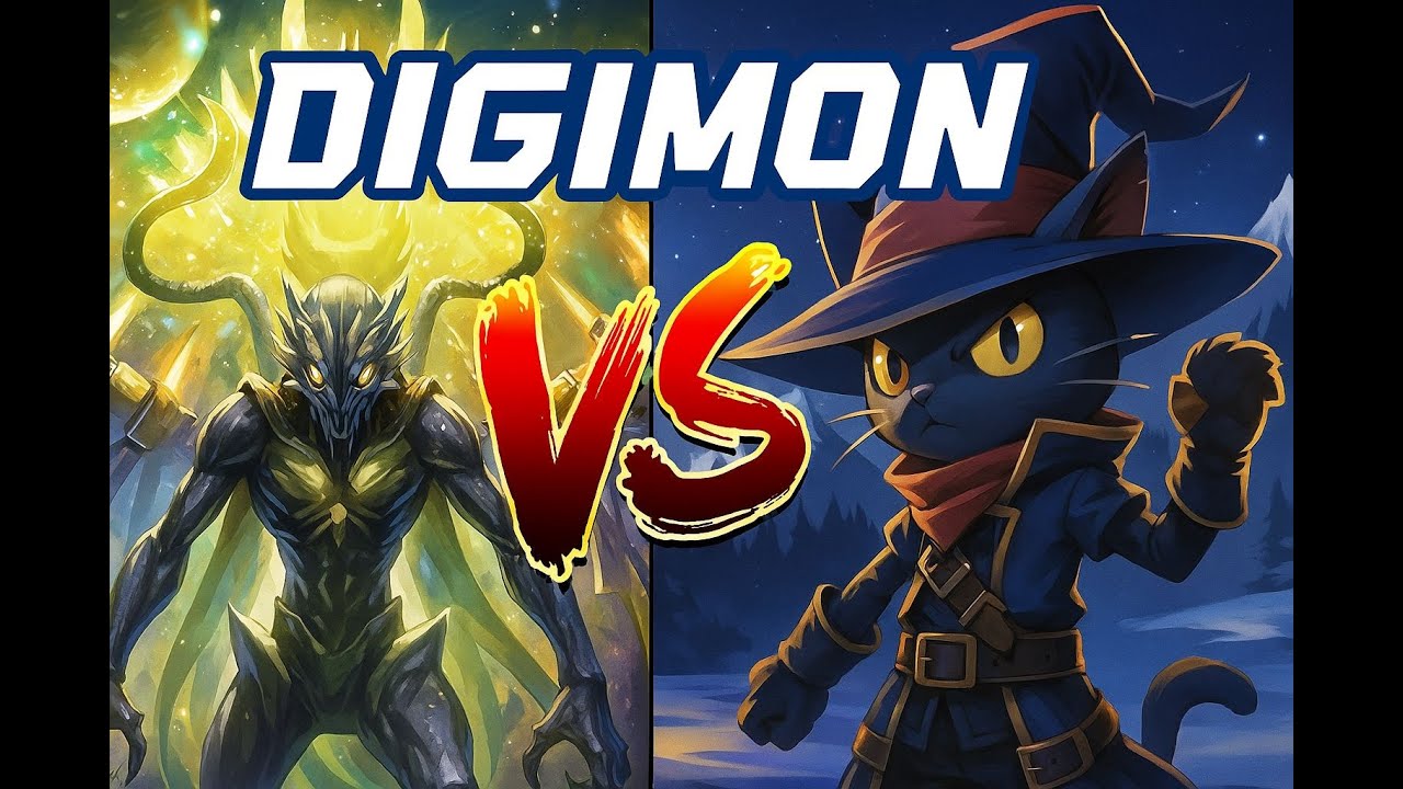 BT23 Millenniummon Bt18 VS Nyabootmon BT22 (PUPPETS)