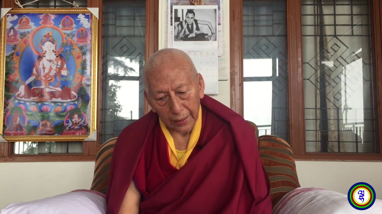 ༢༠༢༠ ཕྱི་ཟླ་ ༧ ཚེས་ ༢༩ ཉིན་རིན་པོ་ཆེ་མཆོག་གིས་མ་ཎི་ཡིག་དྲུག་གི་འགྲེལ་བཤད་དང་ཕན་ཡོན་སྐོར་གསུངས་པ།