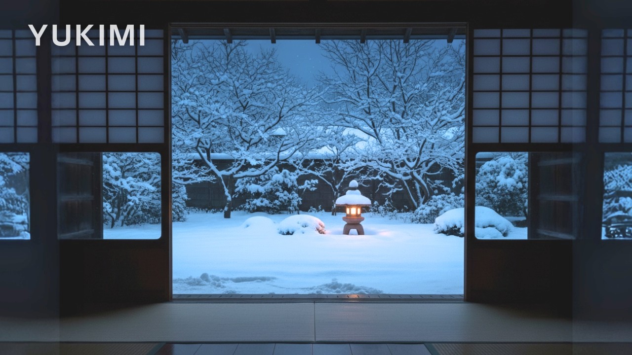 YUKIMI – Snowy Night for Reading | Japanese Zen Ambient (Deep Calm)