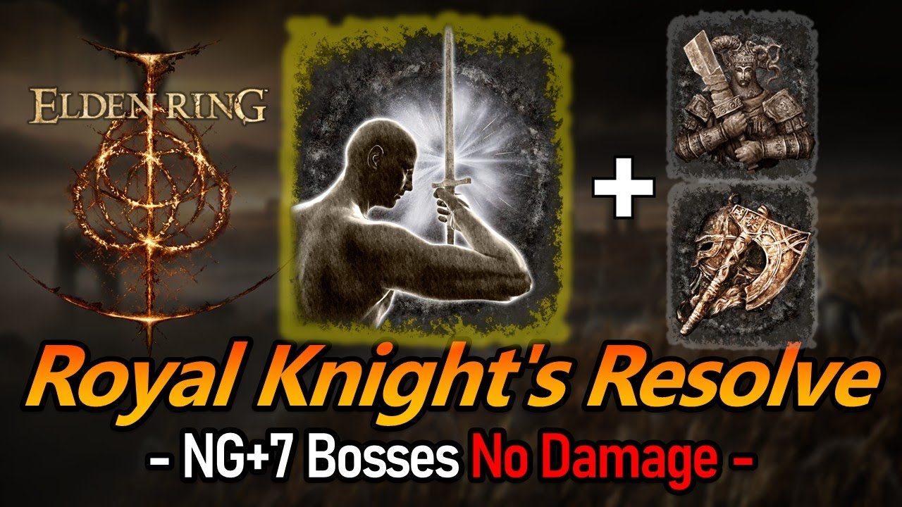 Royal Knight's Resolve Build | NG+7 Bosses No Damage | Elden Ring | 1.16 ver