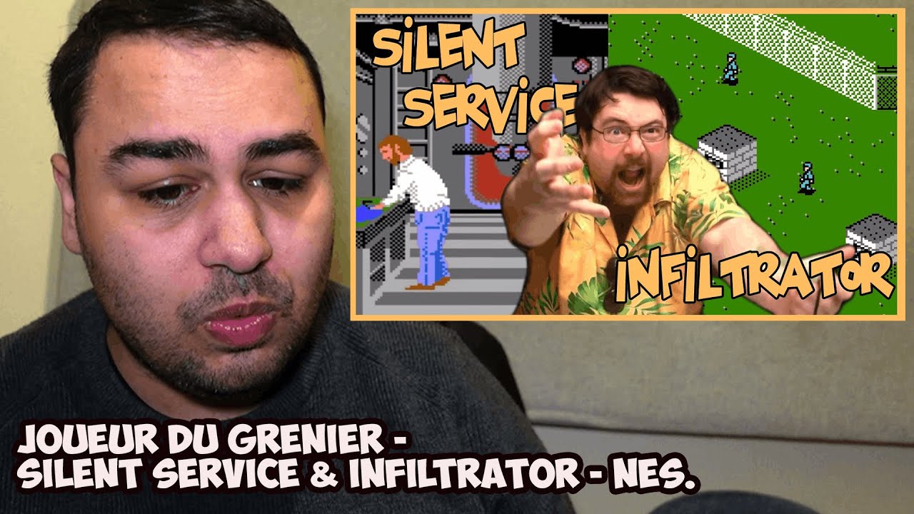 British Reaction To Joueur Du Grenier - Silent Service & Infiltrator - NES