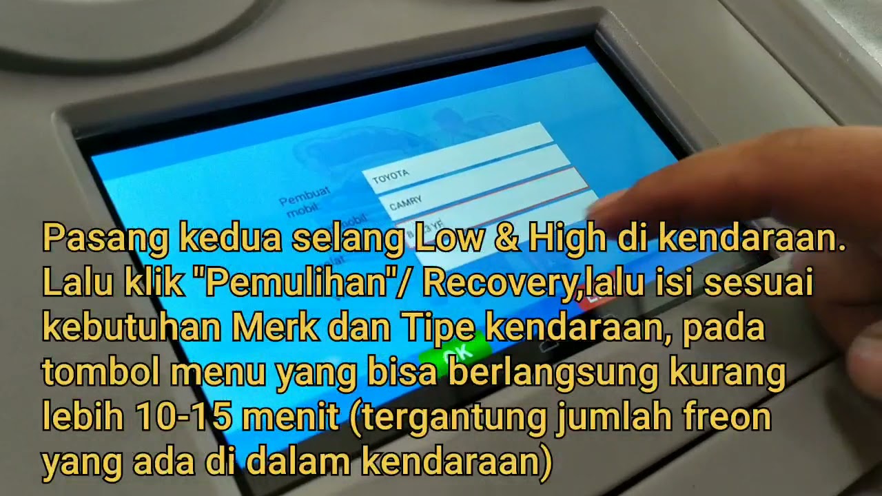 how to use flushing machine TEKTINO AIR-095