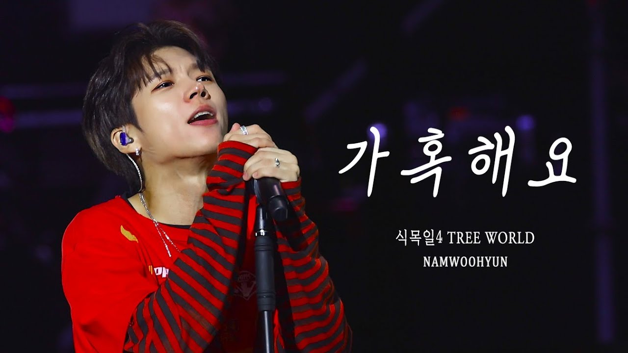 [4K] 240922 식목일4 TREE WORLD Day 2 - '가혹해요' 남우현 직캠 | WOOHYUN FANCAM