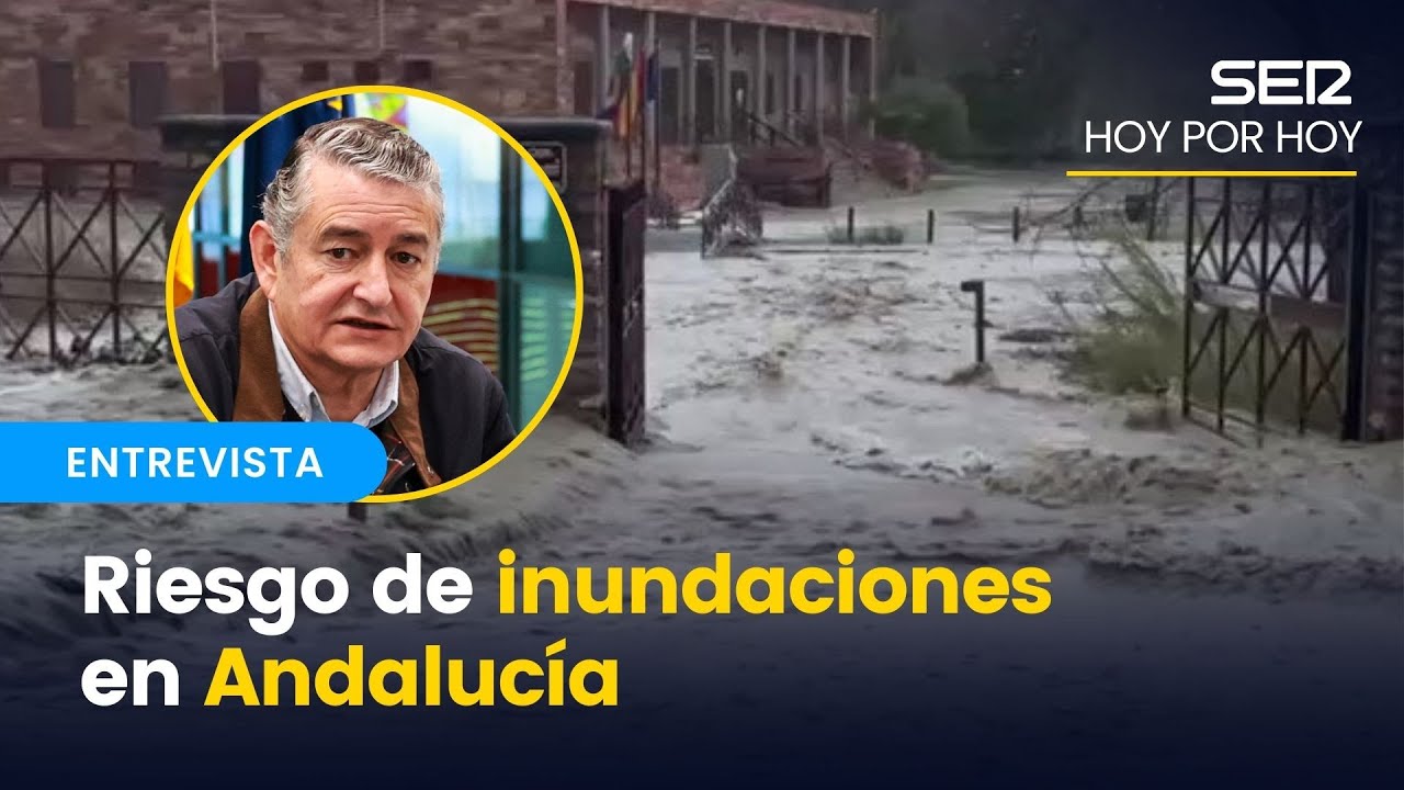 El CONSEJERO de EMERGENCIAS de Andalucía ADVIERTE del GRAVE RIESGO de INUNDACIONES