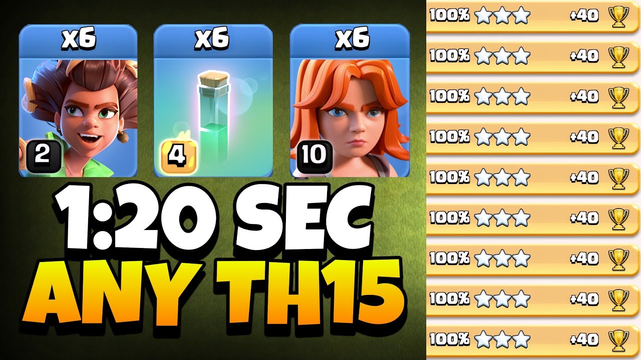 TH15 Root Rider Valkyrie is INSANE! | Best TH15 Attack Strategy (Clash of Clans)