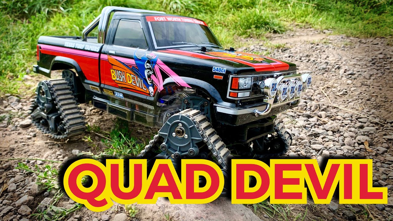 E137 Tamiya’s TT02FT Quadtrack Gets Revised, It’s now The Quad Devil !👿