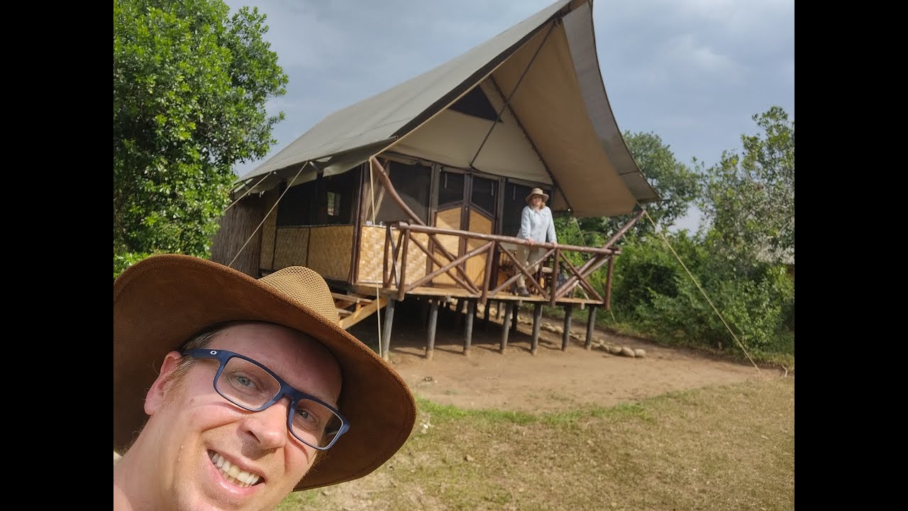 Bush Lodge near Queen Elizabeth Park in Uganda was truly amazing