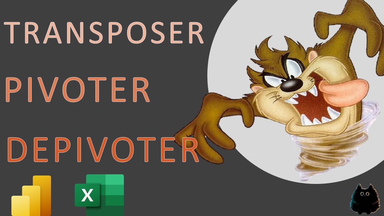 Power Query : Comment transposer, pivoter et dépivoter les données dans Excel et Power BI