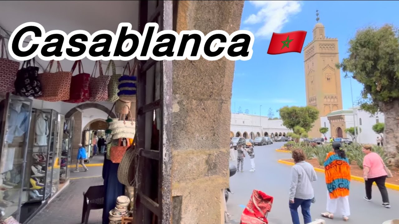 Casablanca Morocco 🇲🇦(Habbous Market) Walking Tour, May 11, 2025 4K HD City Walk