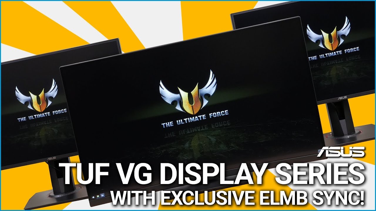 1st ever ASUS monitors with ELMB sync -TUF Gaming VG32VQ, VG27AQ & VG27BQ