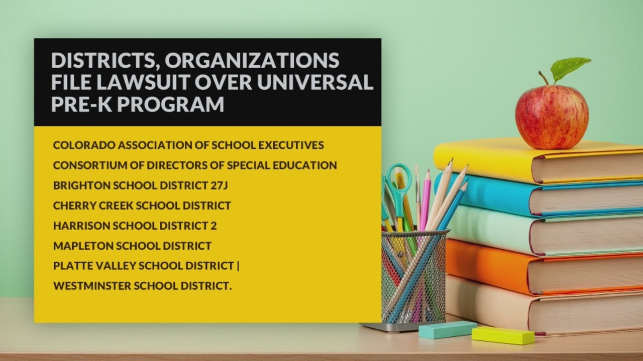 Public school districts sue Colorado over universal pre-K