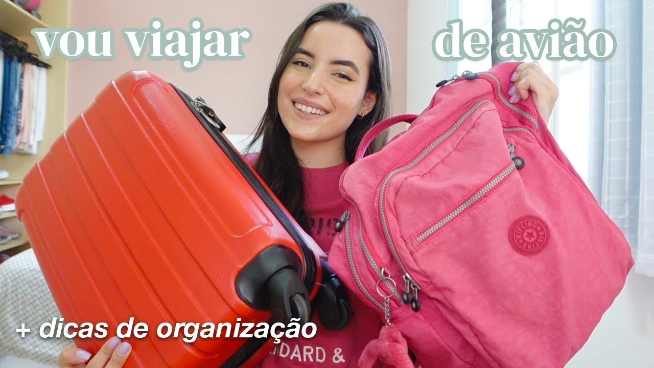 Vlog: arrumando minha mala para viajar + dicas de organiza&ccedil;&atilde;o 🧳✈️