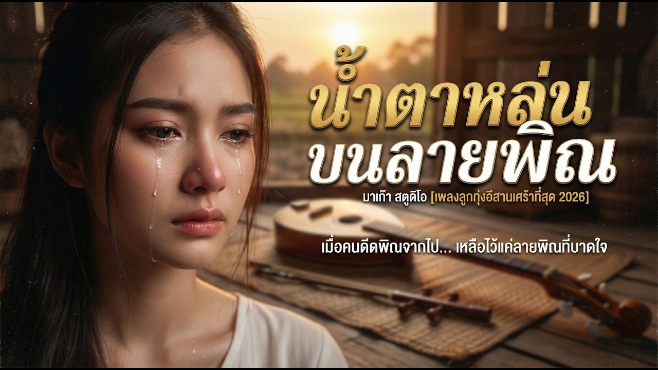 เพลง น้ำตาหล่นบนลายพิณ - มาเก๊า สตูดิโอ [เพลงลูกทุ่งอีสานเศร้าที่สุด 2026]