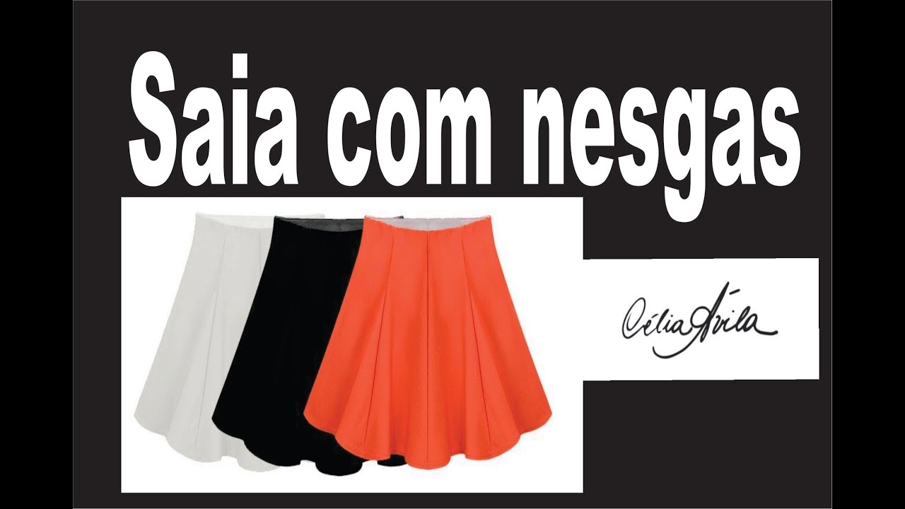 SAIA COM NESGAS- COMO FAZER O MOLDE COM CÉLIA ÁVILA