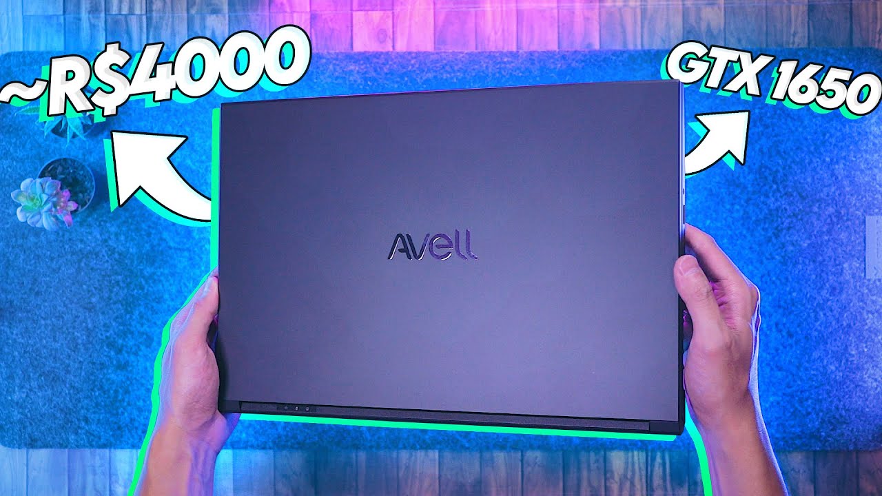 Unboxing do MELHOR NOTEBOOK com uma GTX1650?! Avell A52 Hyb