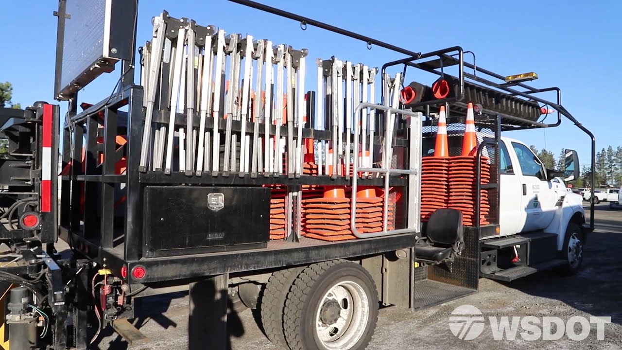 A tour of a Road Warrior attenuator truck
