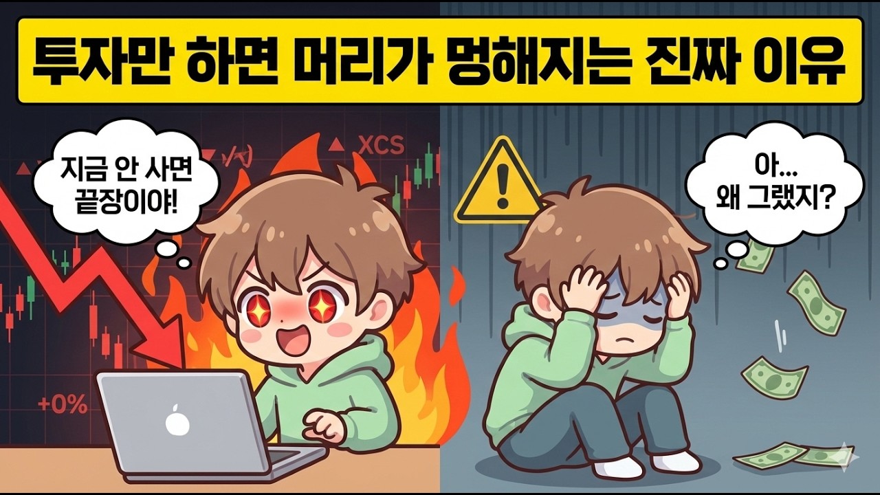 주식 손실 반복되는 진짜 이유｜투자 심리학과 뇌과학
