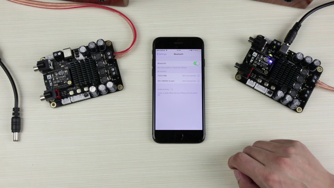 How to set amplifier boards to TWS mode