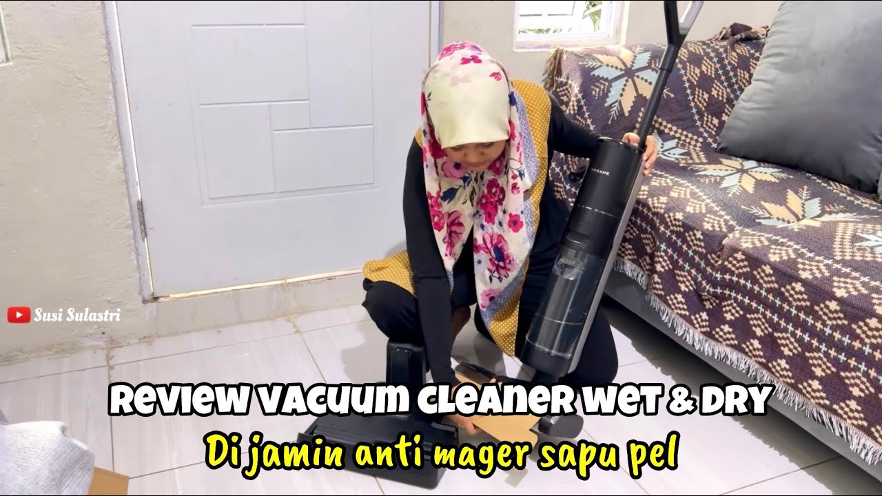 Praktis‼️Vacum Nyapu Ngepel Di Jamin Lantai Langsung Kinclong |Dreame H12S AE