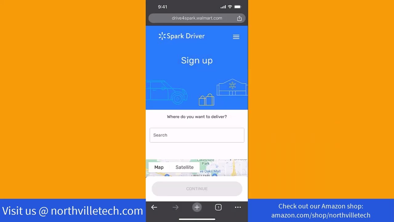 Руководство по регистрации драйвера Walmart Spark