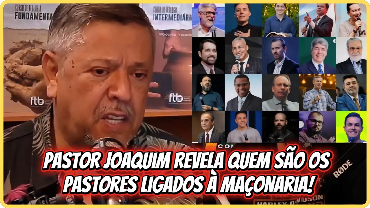 PASTOR JOAQUIM APONTA L&Iacute;DERES EVANG&Eacute;LICOS DENTRO DA MA&Ccedil;ONARIA!
