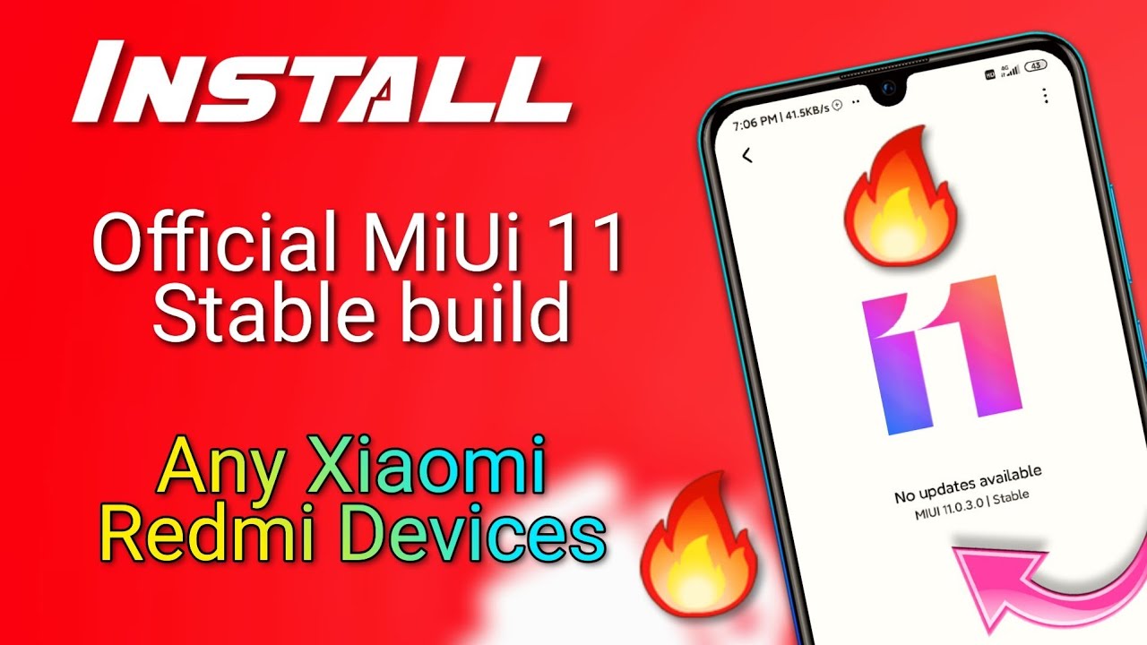 Install Official MIUI 11 Stable build in Redmi and Poco Device | Global/China Stable Flashing steps