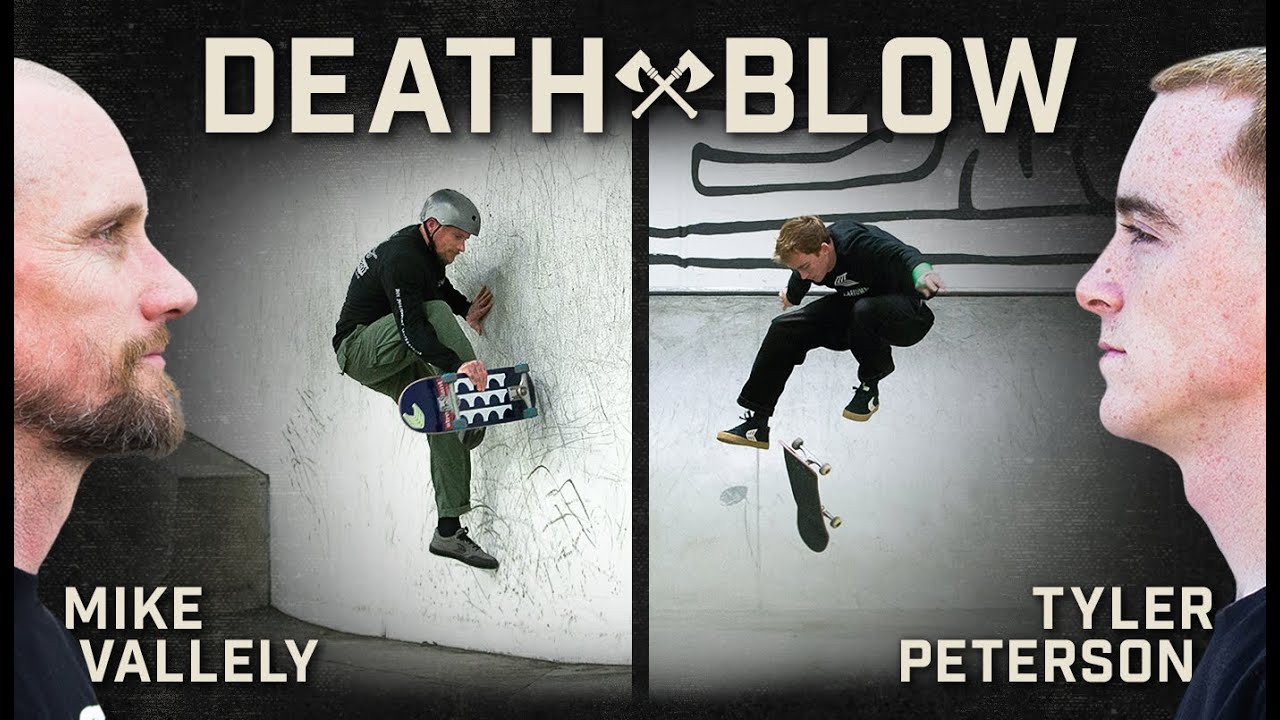 Mike Vallely’s 80's Tricks Vs. Tyler Peterson’s Post 80's Tricks | DEATH BLOW