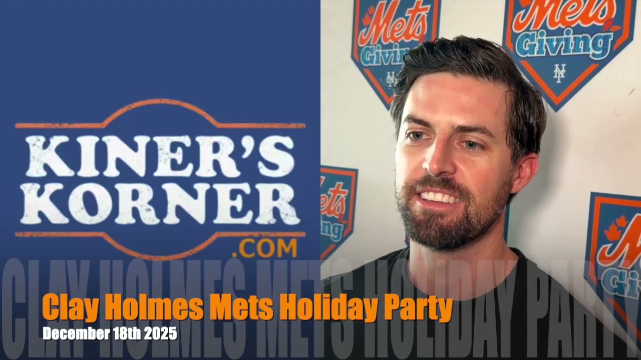 Clay Holmes Mets Holiday Party