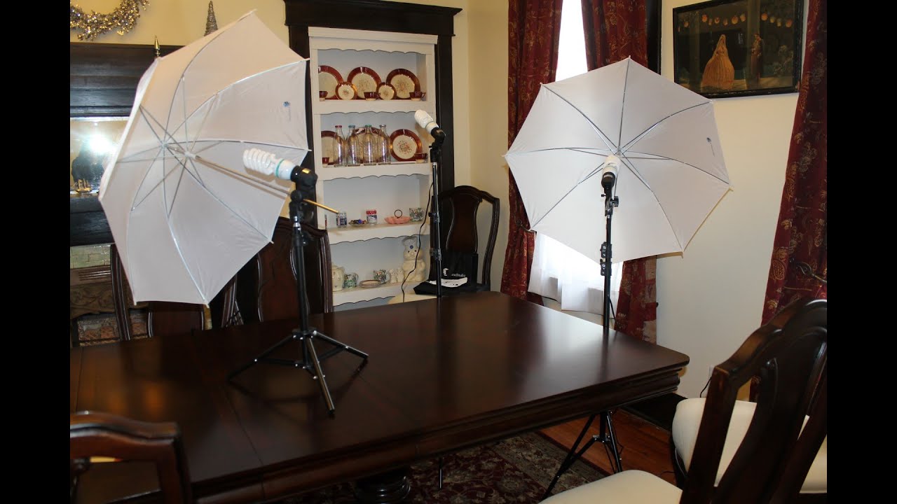 LimoStudio LMS103 600W Day Light Umbrella Continuous Lighting Kit Unboxing
