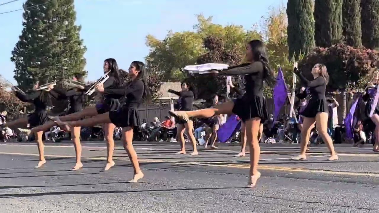Livingston High School “Pride of Livingston” Marching Band & Color Guard at Merced CCBR 2024 ​⁠