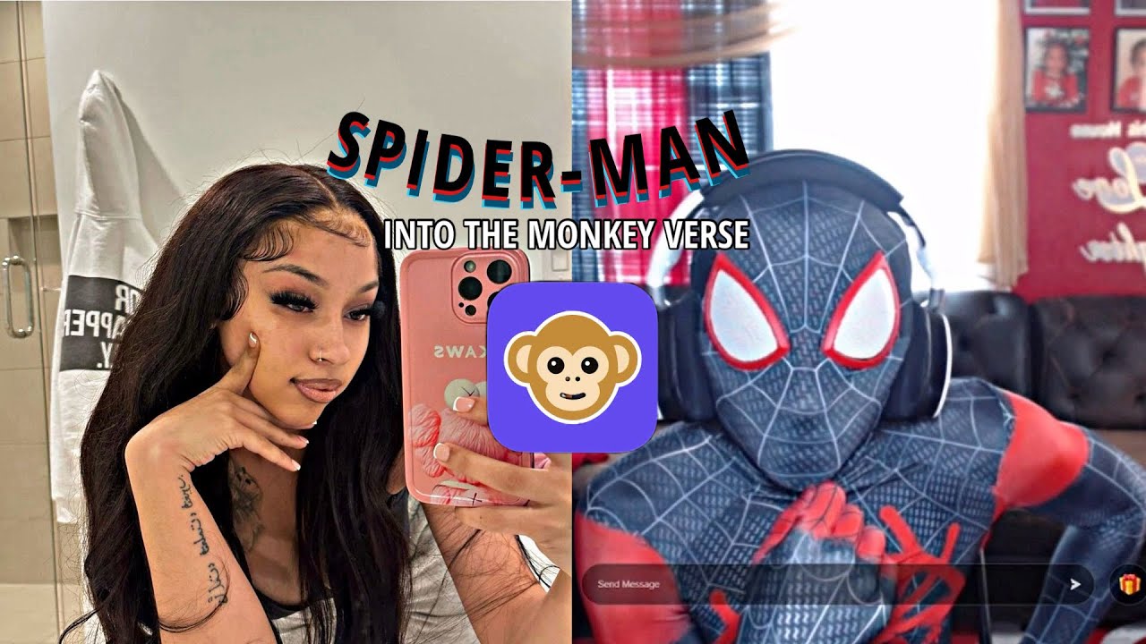 SPIDER-MAN INTO THE MONKEY VERSE 🕷️ | TROLLING BADDIES ON MONKEY APP