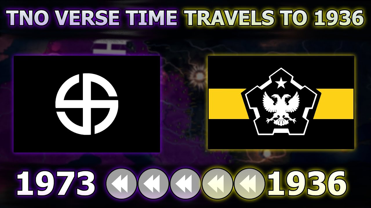 What If Burgundy And Black League Time-Traveled To WW2 - HOI4 TNO Timelapse