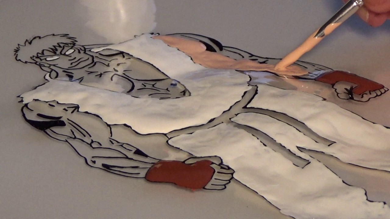 Cel Painting - Ryu of Street Fighter