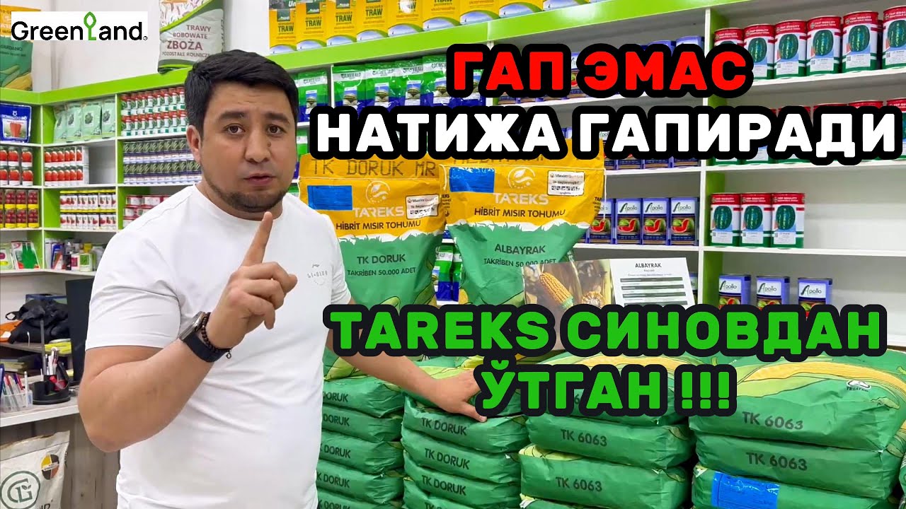 Ҳақиқий деҳқон гапга эмас, натижага ишонади! TAREKS makkajo'xorilari sinovdan o'tgan!!