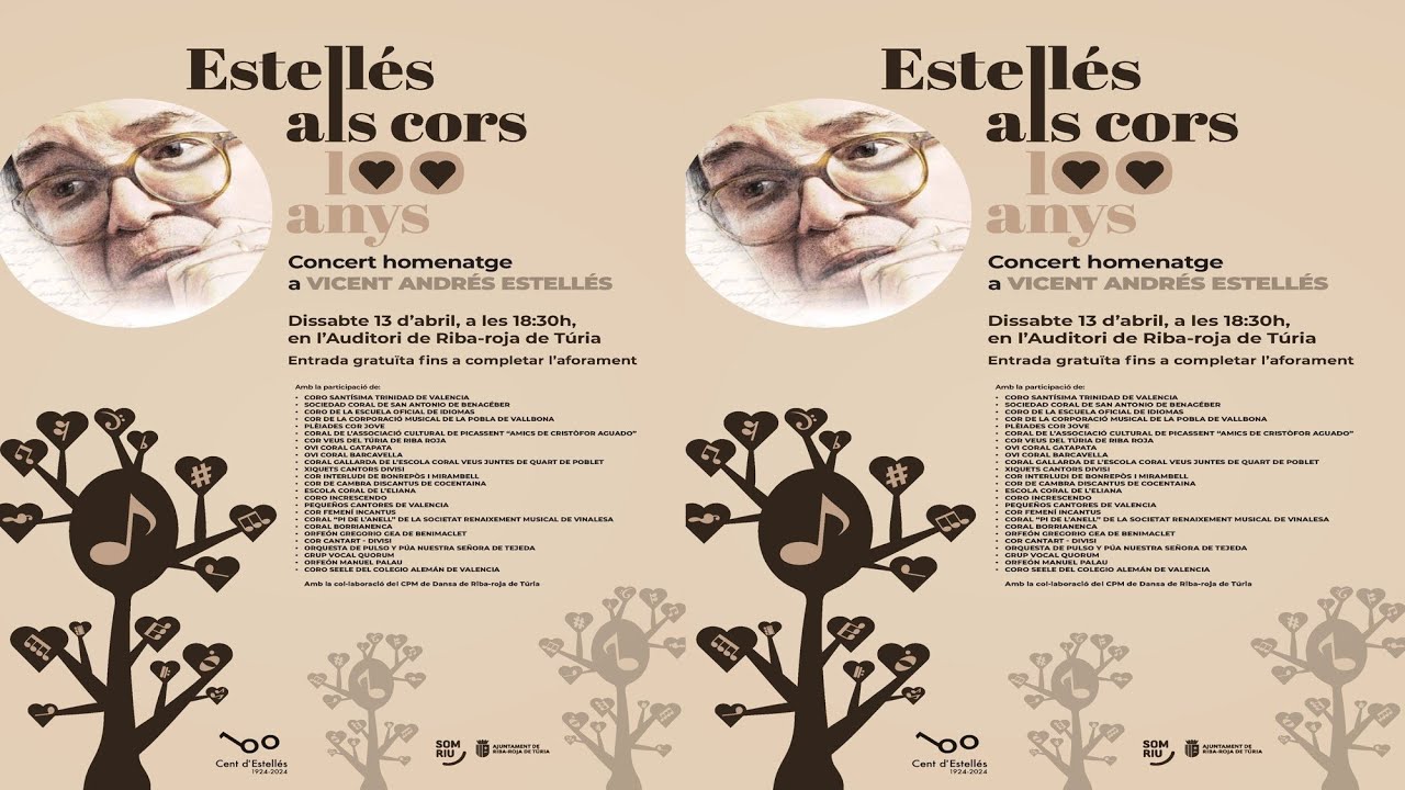 Concert homenatge a VICENT ANDRÉS ESTELLÉS.