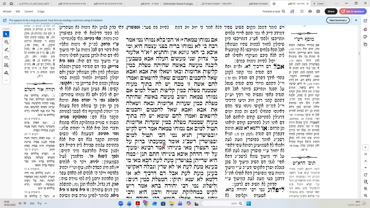 נדה דף כב