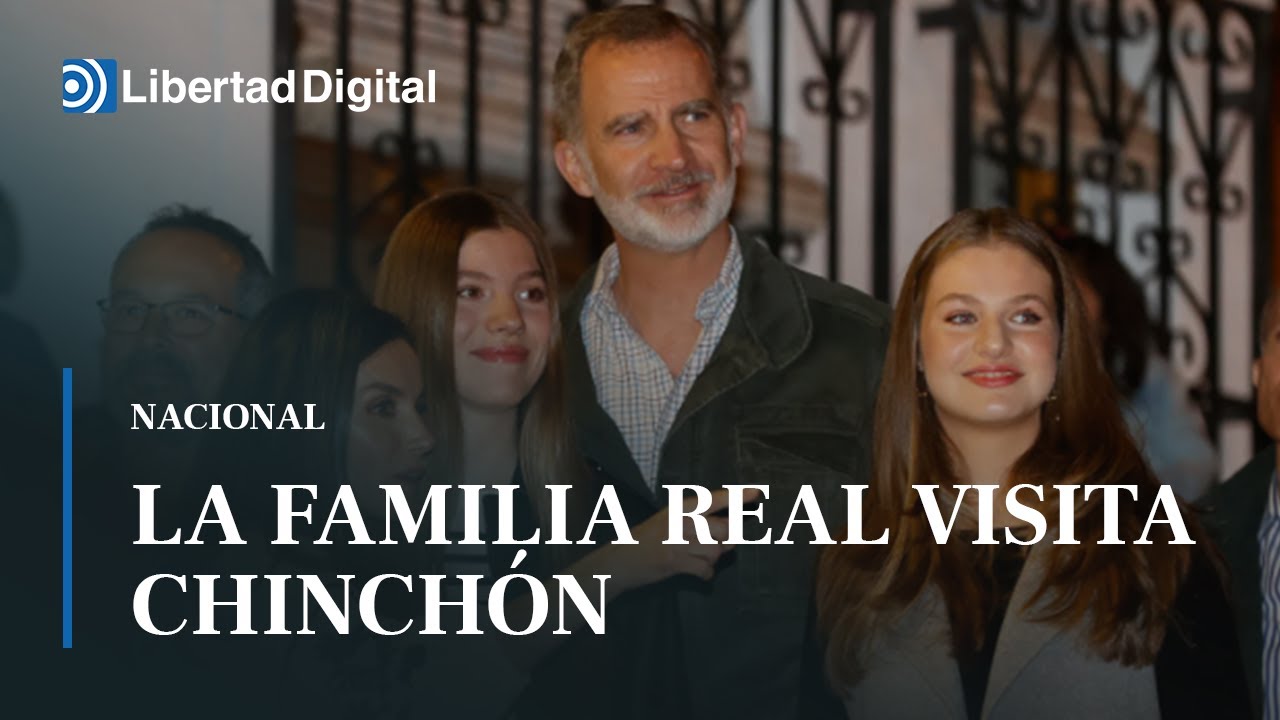 Así fue la visita por sorpresa de la Familia Real a la pasión viviente de Chinchón