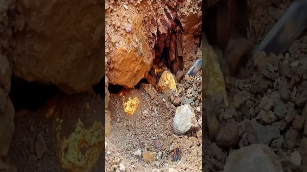 Hunting 100kg Gold Underground #gold #diamondgoldhunter #rivertreasure