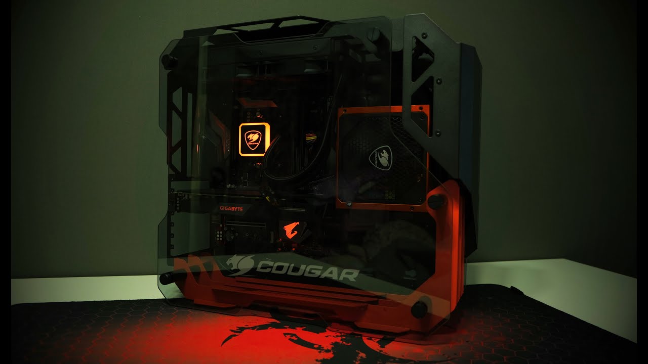 Сборка Ryzen 2700 + 1660 super в корпусе Cougar Blazer
