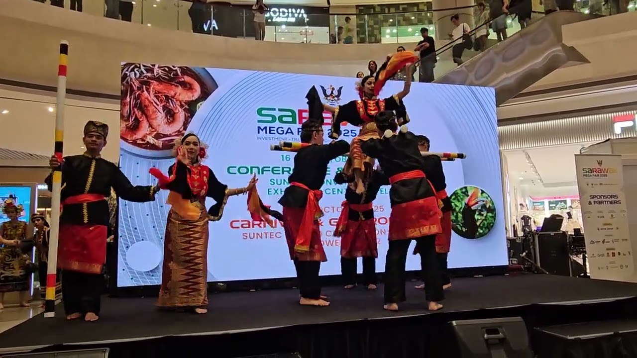 Sarawak Mega Fair Oct 2025 Tribal Dance 