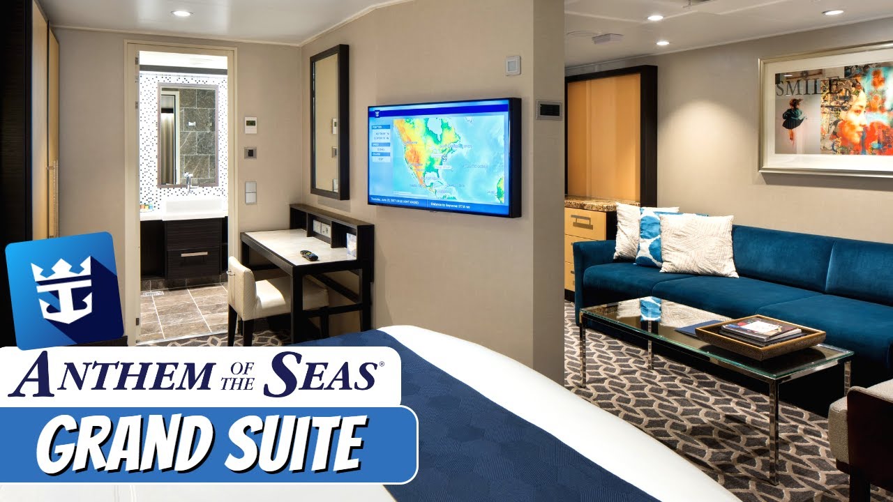 Anthem of the Seas | 1BR Grand Suite Tour & Review 4K | Royal Caribbean