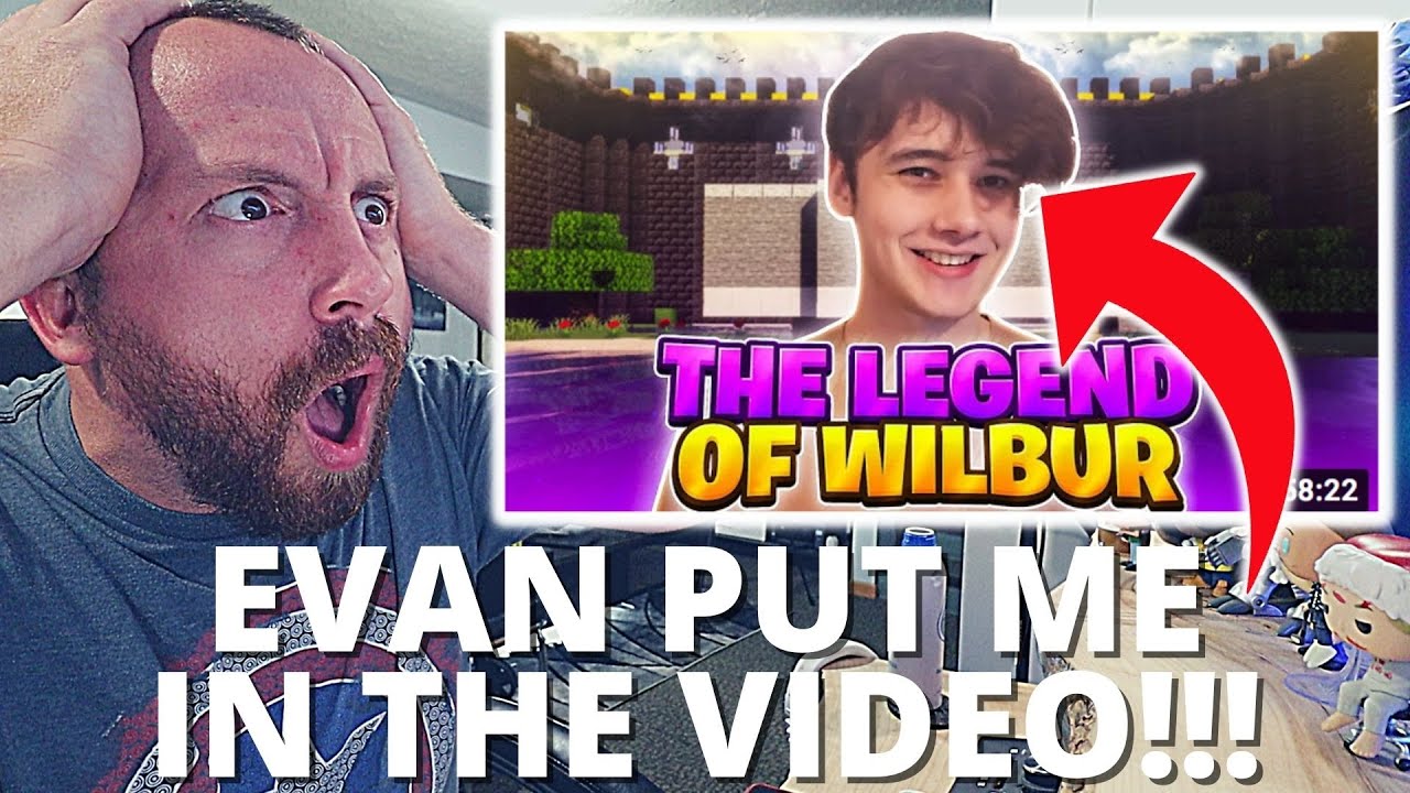 EVAN PUT ME IN THE VIDEO! The Legend Of Wilbur Soot - Genius of Minecraft (REACTION!) EvanMCGaming