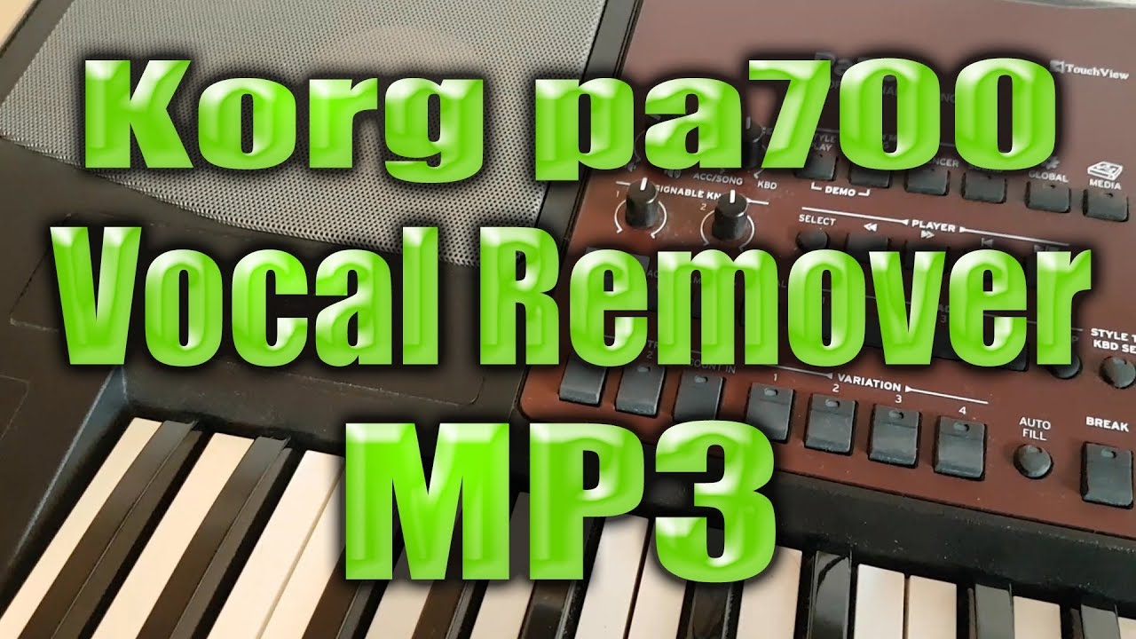 Korg pa700 - Извлечение вокала из Mp3