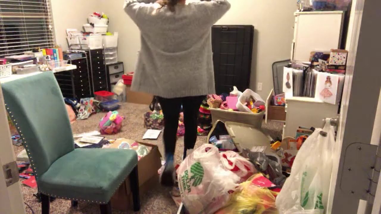 CLEAN WITH ME **CRAFT ROOM DISASTER** WHERE DO I PUT ALL MY DOLLAR TREE ITEMS?