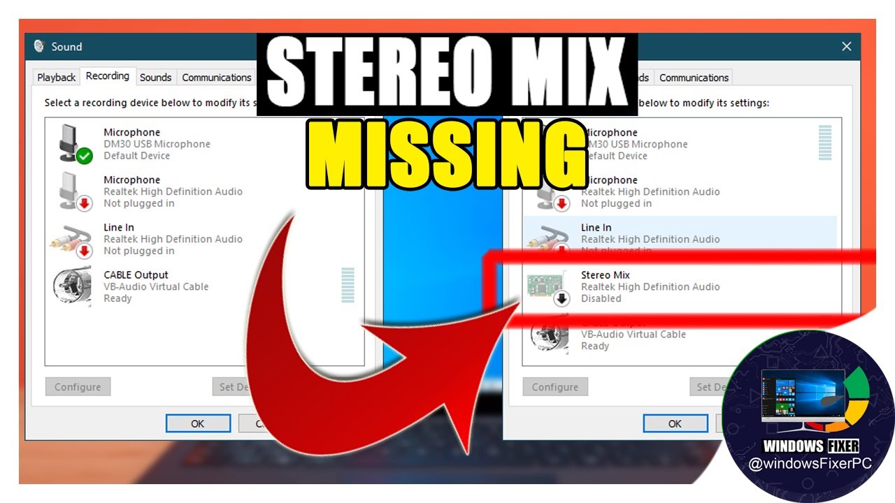 Stereo Mix Not Showing in Windows 10/11? Here's How to Fix It!