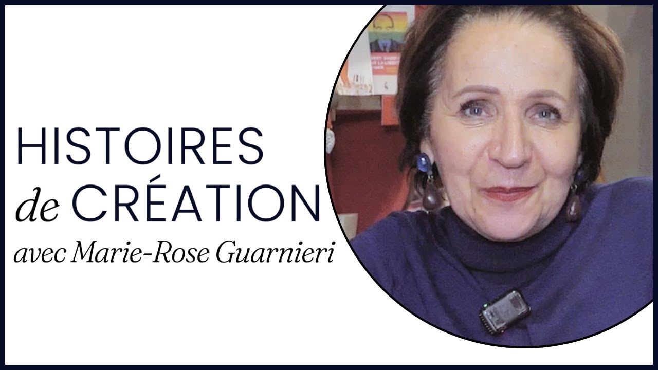 Marie-Rose Guarnieri, libraire à la librairie des Abbesses à Montmartre
